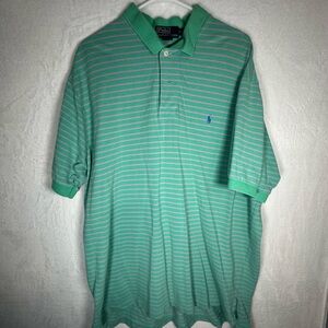 Polo by Ralph Lauren Mint and Light Pink Sweater